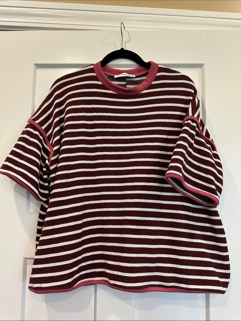 Boutique Brand Short-Sleeve Top, Medium
